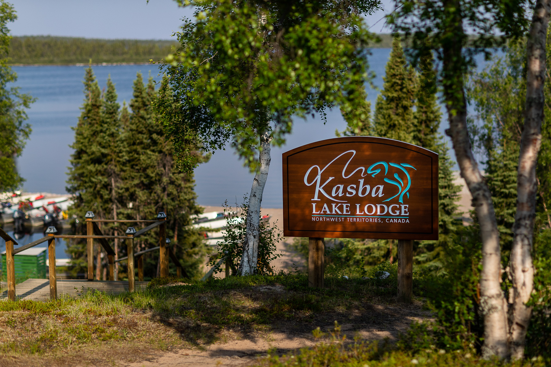 Location of Kasba Lake Lodge